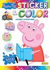 STICKER & COLOR PEPPA PIG COLOREA ESTACI