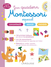 GRAN QUADERN MONTESSORI ESPECIAL CONCENTRACI, ATENCI I MEMORIA. A PARTIR DE 3