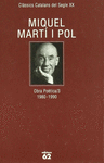 OBRA POÈTICA III (1980-1990)