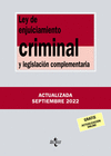 LEY DE ENJUICIAMIENTO CRIMINAL Y LEGISLACIN COMPLEMENTARIA