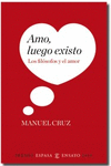 AMO LUEGO EXISTO. LOS FILOSOFOS Y EL AMOR (PREMIO