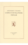 CORPUS D'ANTIGA POESIA POPULAR