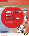 COMPLETE FIRST WB-KEY+CD SPANISH SPEAKERS