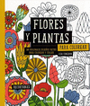 PARA COLOREAR RETRO FLORES Y PLANTAS