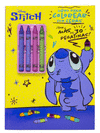 STITCH. LIBRO PARA COLOREAR CON CERAS